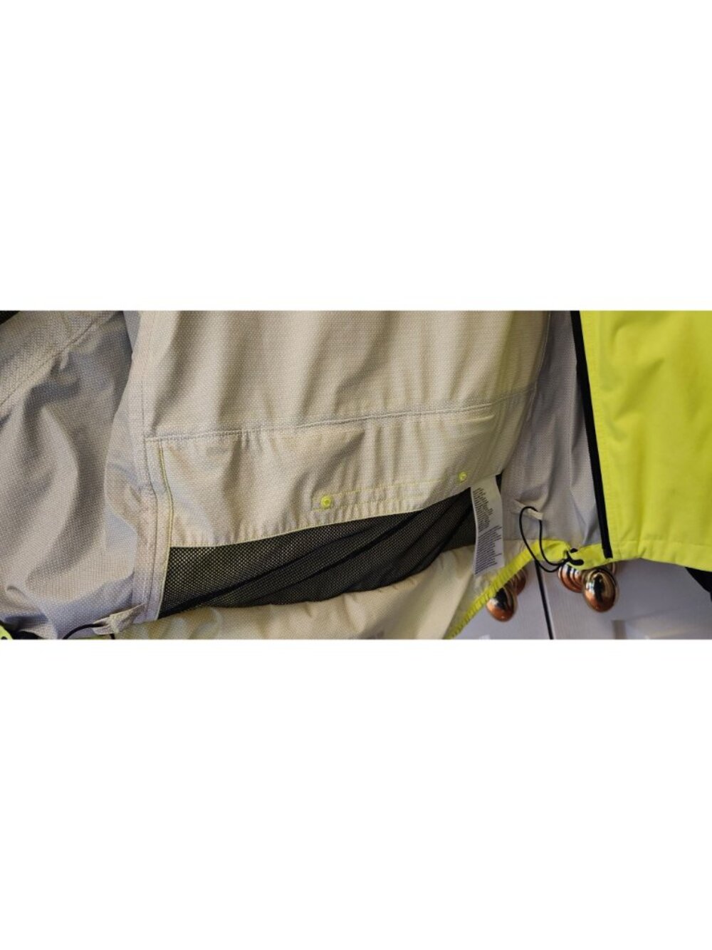 Men Pearl Izumi IQ Select Series Bright Yellow Cycling Jacket Hooded Size XL - Picture 6 of 13